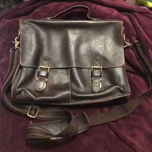 Men’s Leather Messager/Laptop Bag